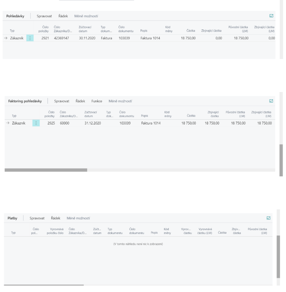 Factoring tabs