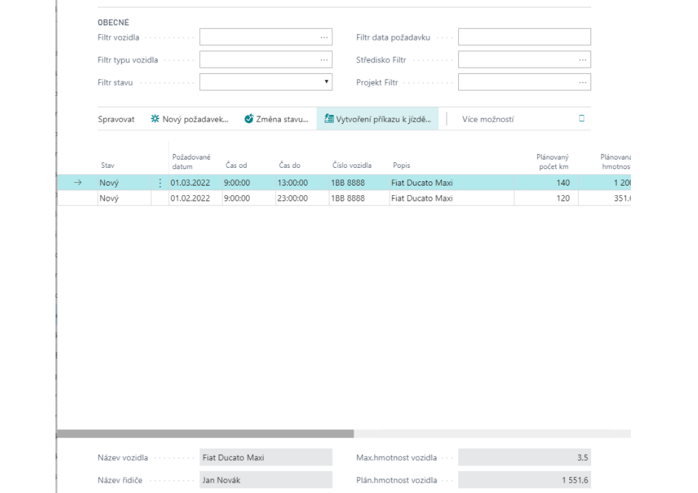 Create Drive Order