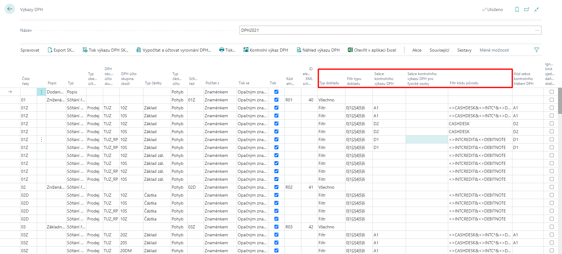 Import of unreliable VAT payers from xml format