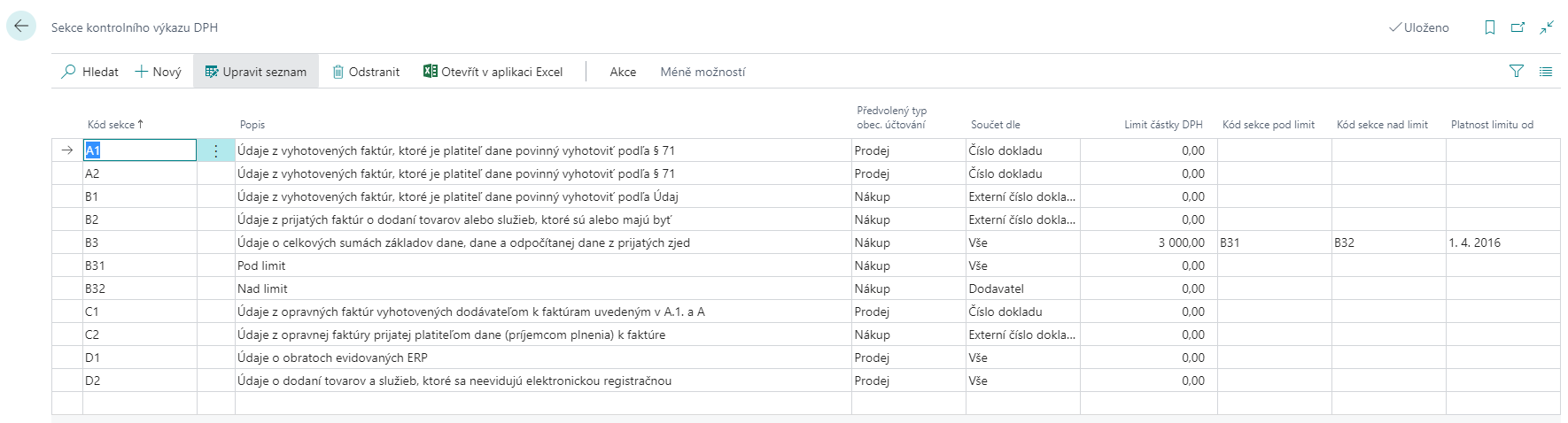 Import of unreliable VAT payers from xml format