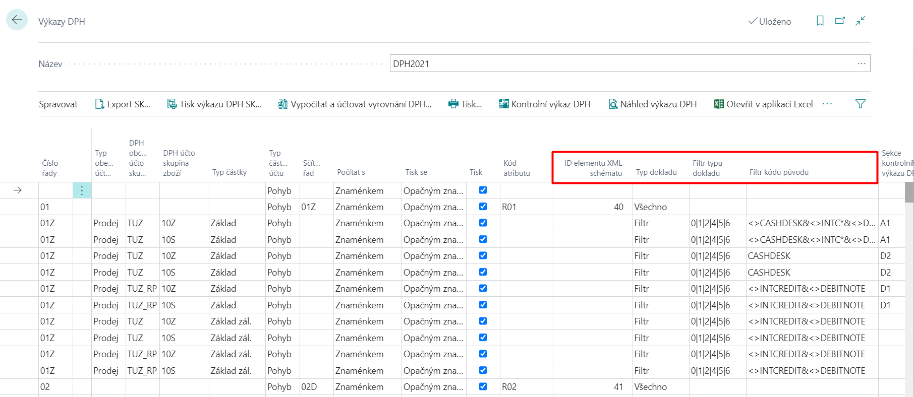 Import of unreliable VAT payers from xml format